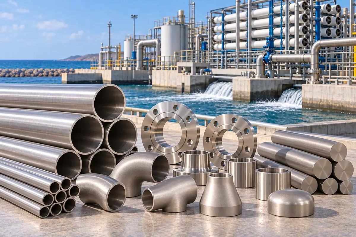Super Duplex, SMO 254 & Titanium for Desalination & Water
