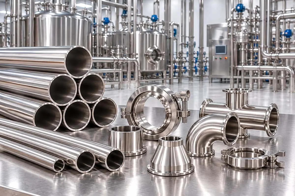 Hygienic SS Tubes & Fittings for Pharma, Food & Dairy