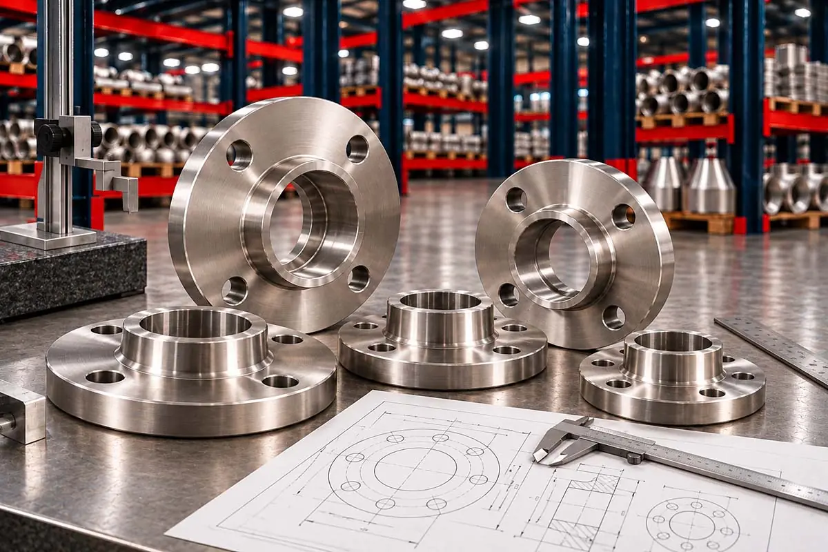 Flange Dimensions Chart (ASME B16.5)